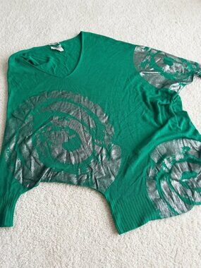 Miss Sixty Women's Green Jumper